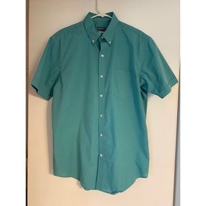 Sea foam green button up